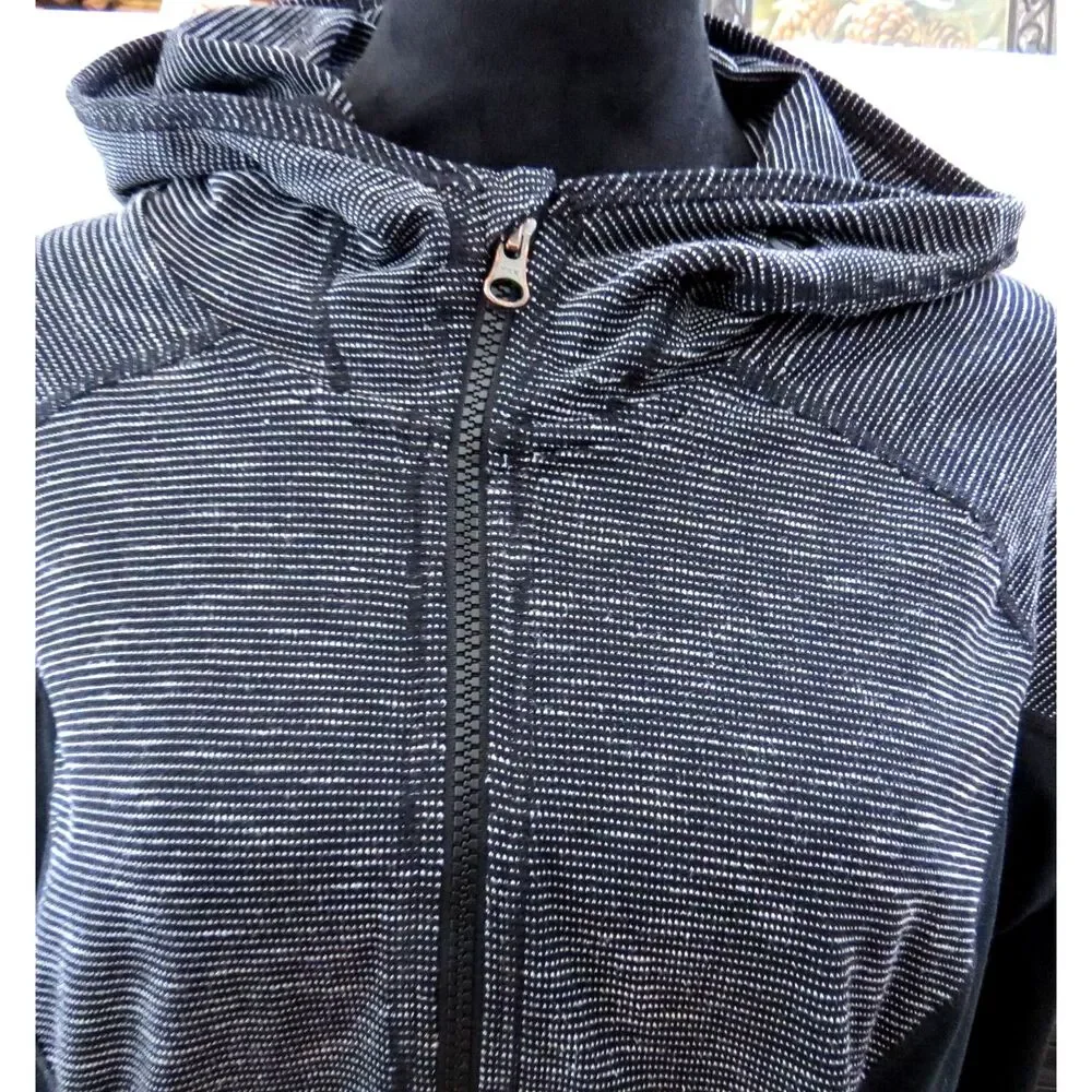 Zella Full zip hoodie  black/white  Small GUC - Picture 3 of 11